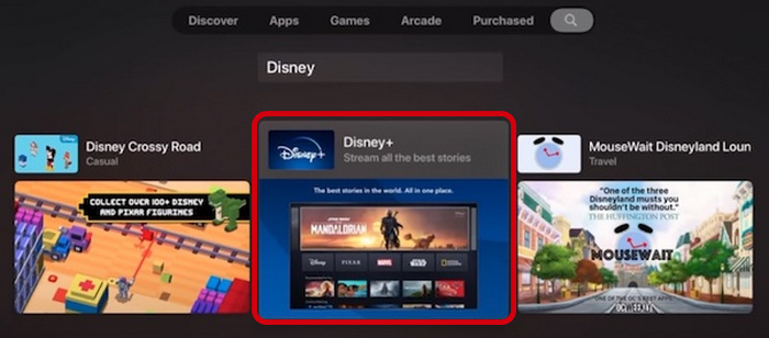 Auf Apple TV DisneyPlus installieren