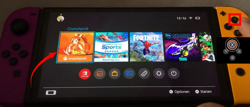 Crunchyroll auf Nintendo Switch herunterladen