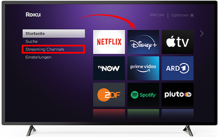 Disney Plus auf Ruku-TV aktivieren