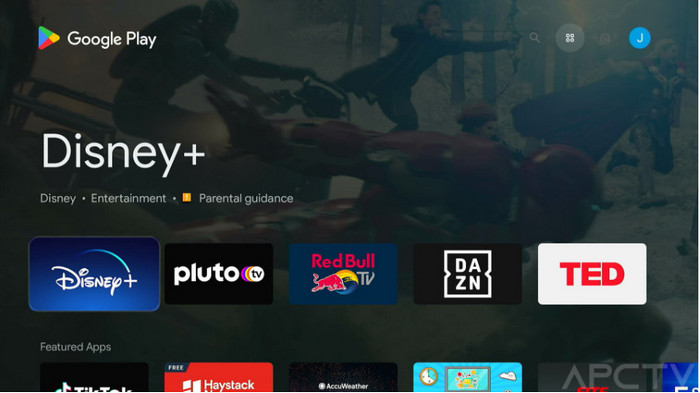 Disney Plus auf Android TV aktivieren