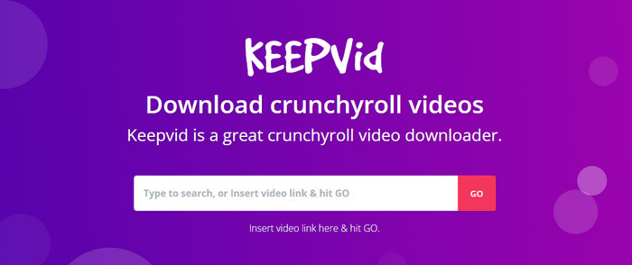 KEEPVid Crunchyroll Downloader