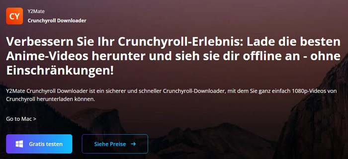 Y2Mate Crunchyroll Downloader