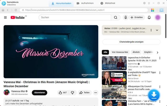 YouTube Video suchen